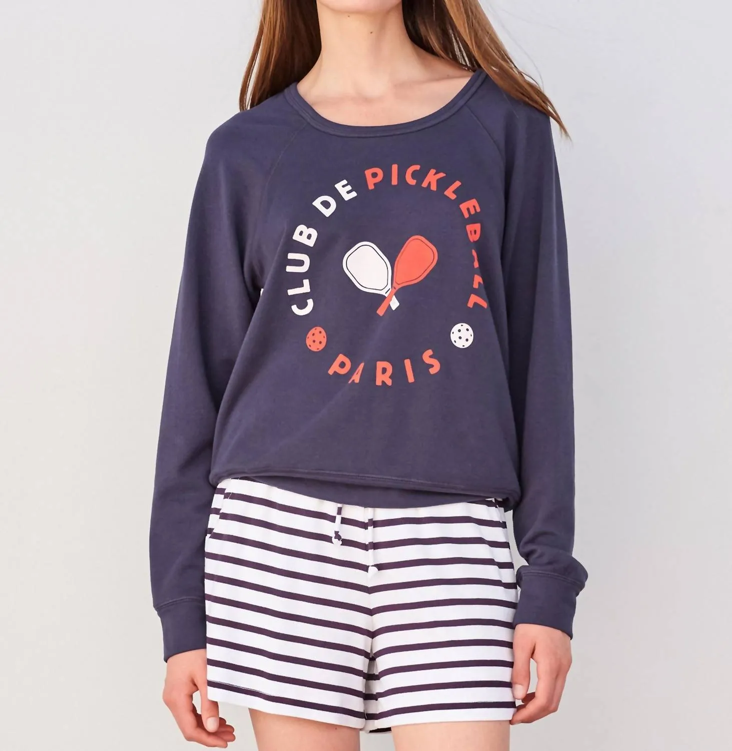 Club Pickleball Sweatshirt In Navy