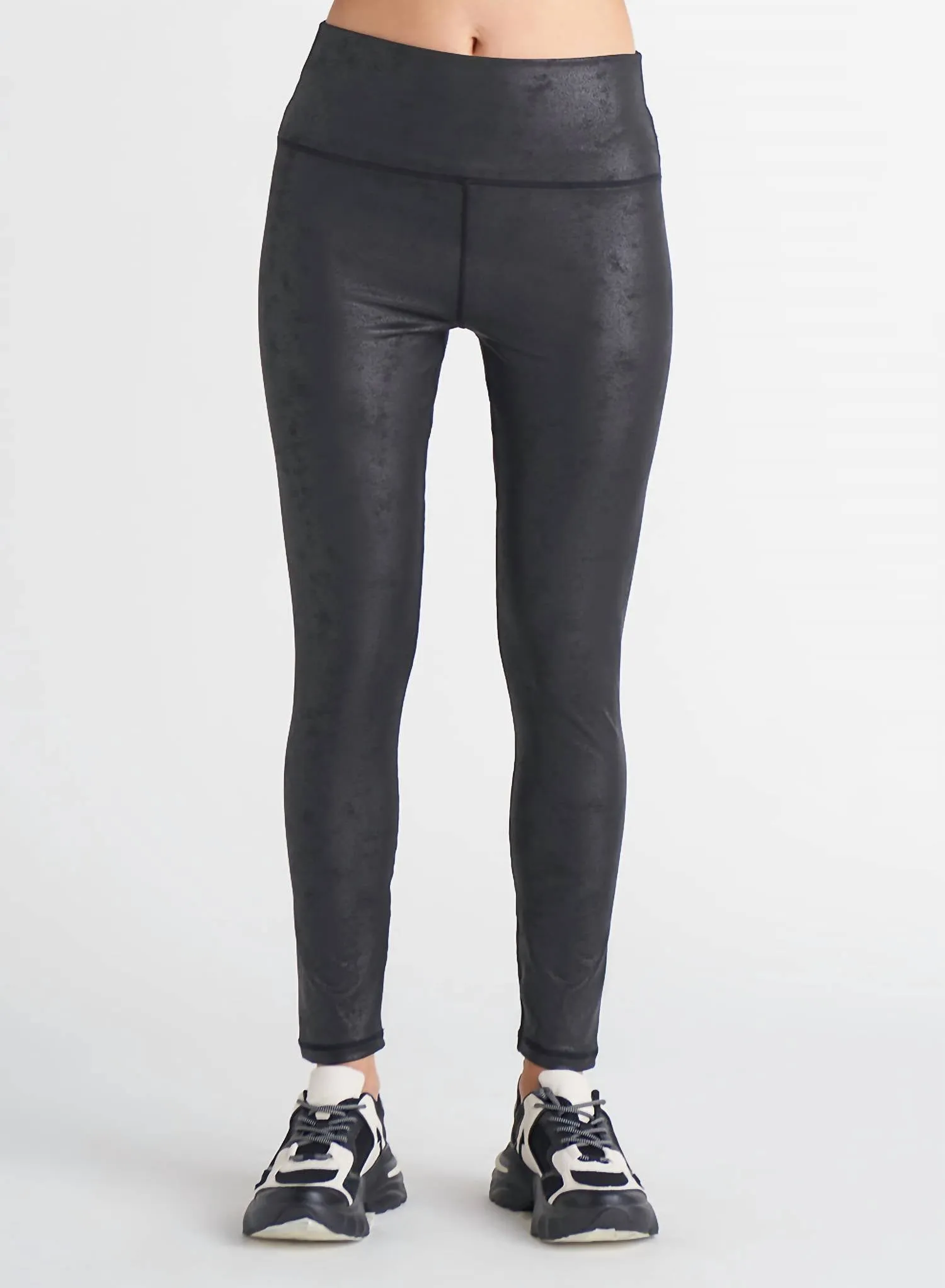 Coated Legging In Black