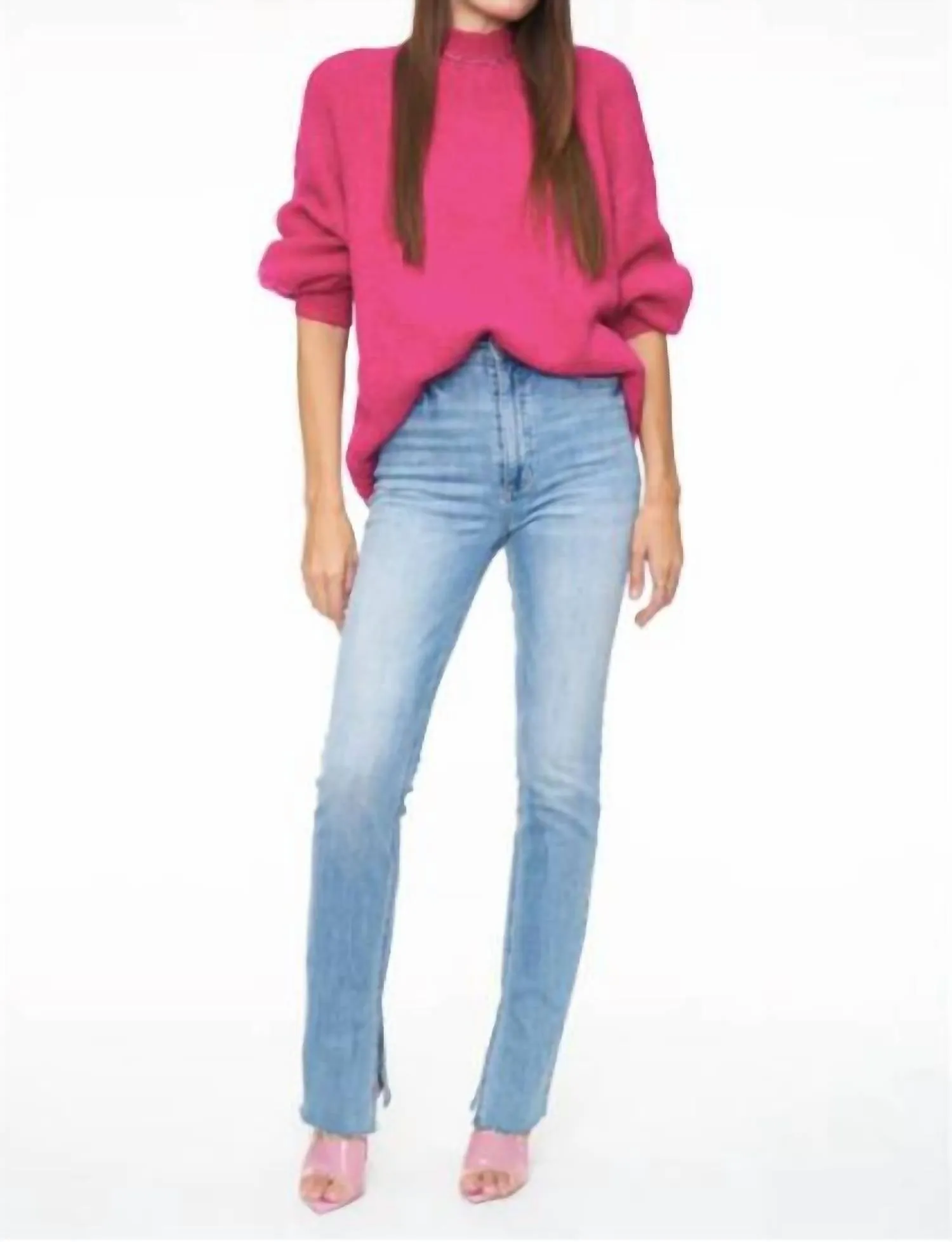 Colleen High Waisted Bootcut Denim Jeans In Grammercy
