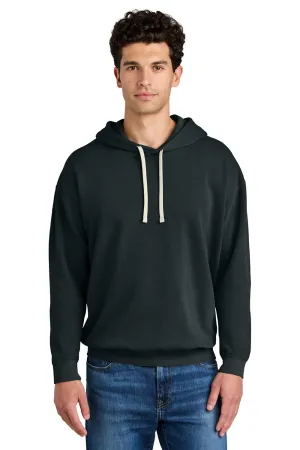 Comfort Colors Mens Garment Dyed Fleece Hooded Sweatshirt Hoodie - Black