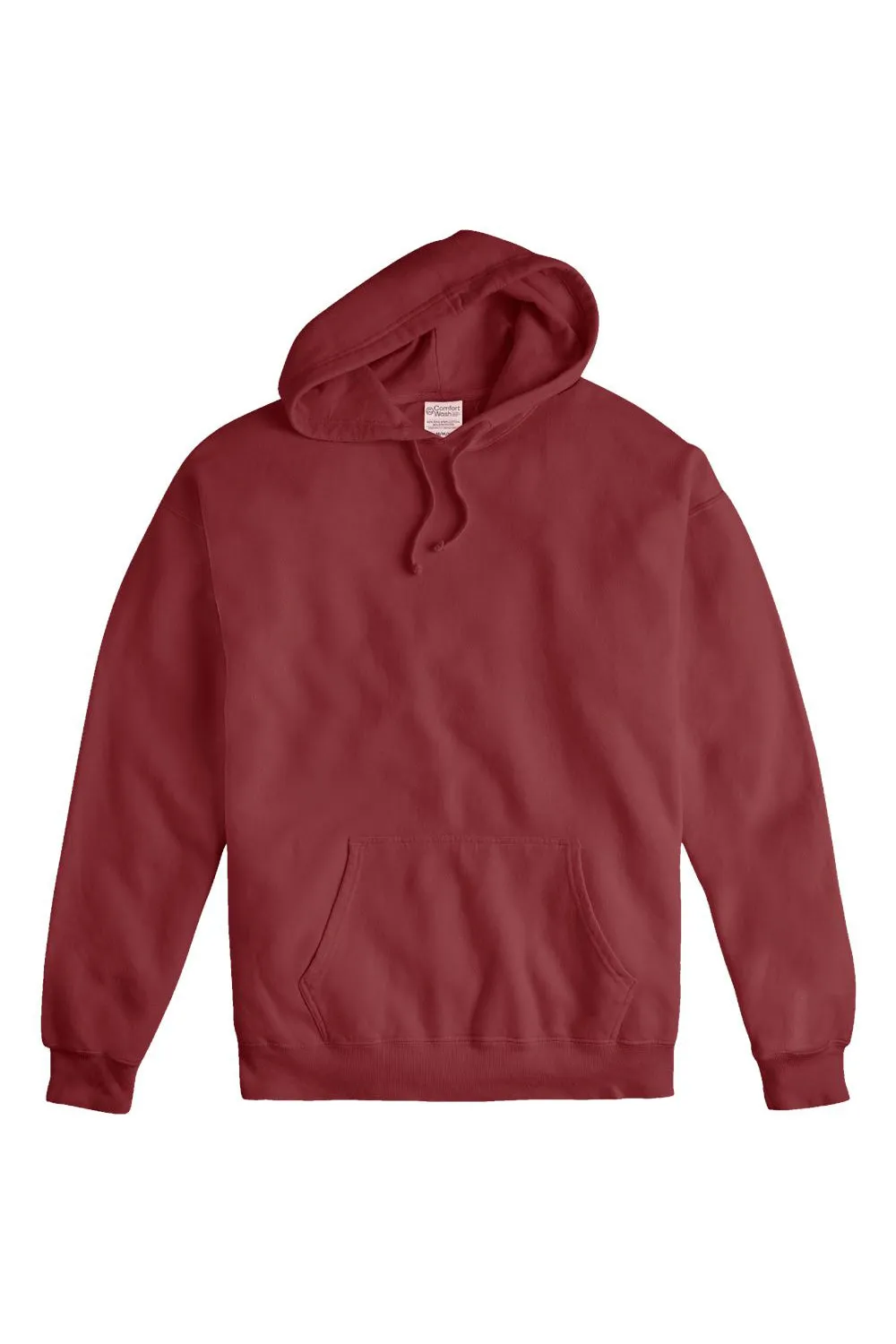 ComfortWash By Hanes Mens Hooded Sweatshirt Hoodie w/ Pouch Pocket - Cayenne Red