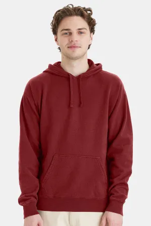 ComfortWash By Hanes Mens Hooded Sweatshirt Hoodie w/ Pouch Pocket - Cayenne Red