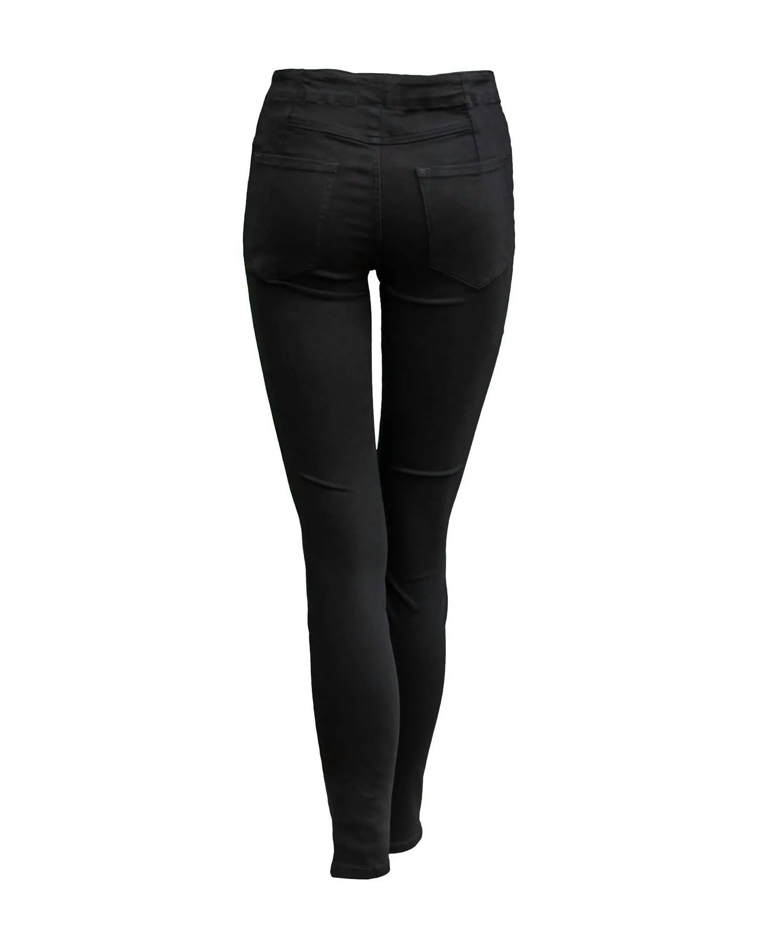 Corded Lace Le Skinny Jeans In Film Noir