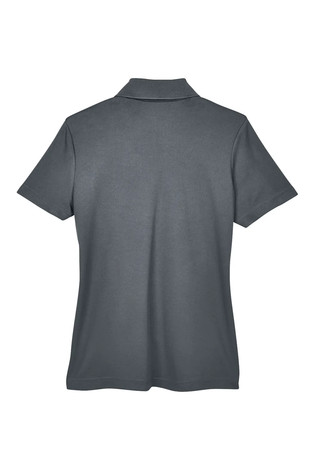 Core 365 Womens Balance Performance Moisture Wicking Short Sleeve Polo Shirt - Forest Green/Carbon Grey