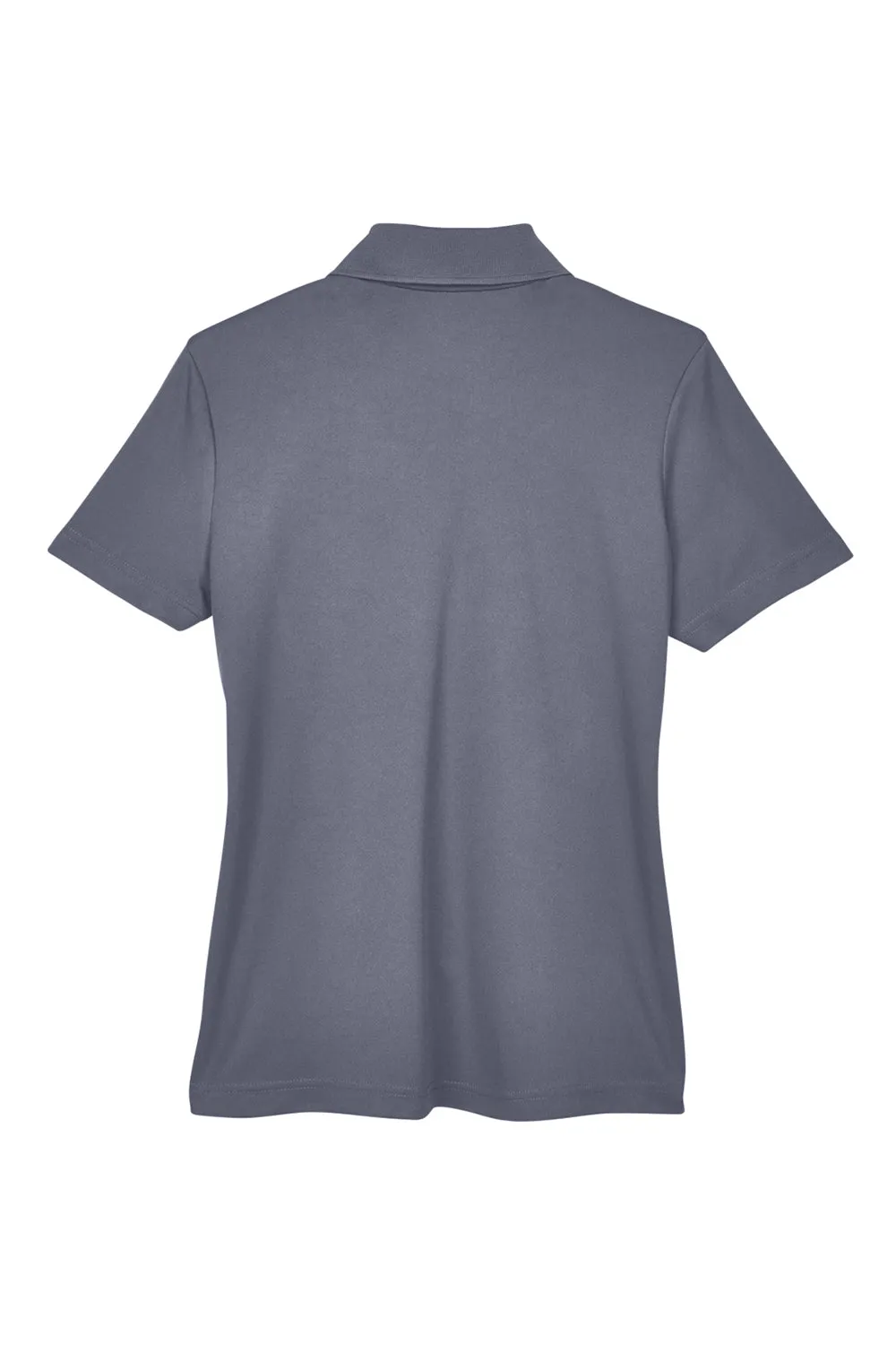 Core 365 Womens Balance Performance Moisture Wicking Short Sleeve Polo Shirt - True Royal Blue/Carbon Grey