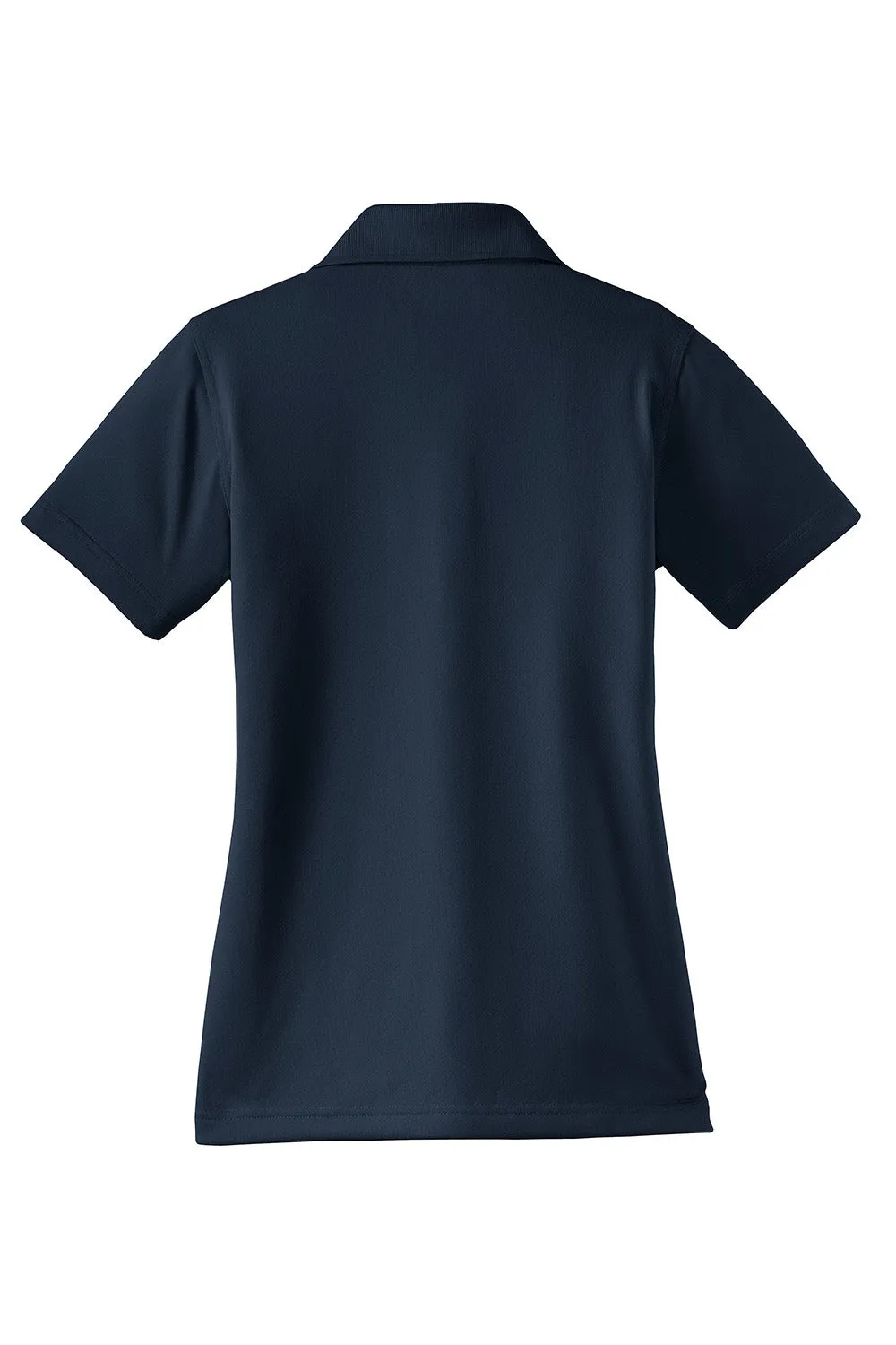 CornerStone Womens Select Moisture Wicking Short Sleeve Polo Shirt - Dark Navy Blue
