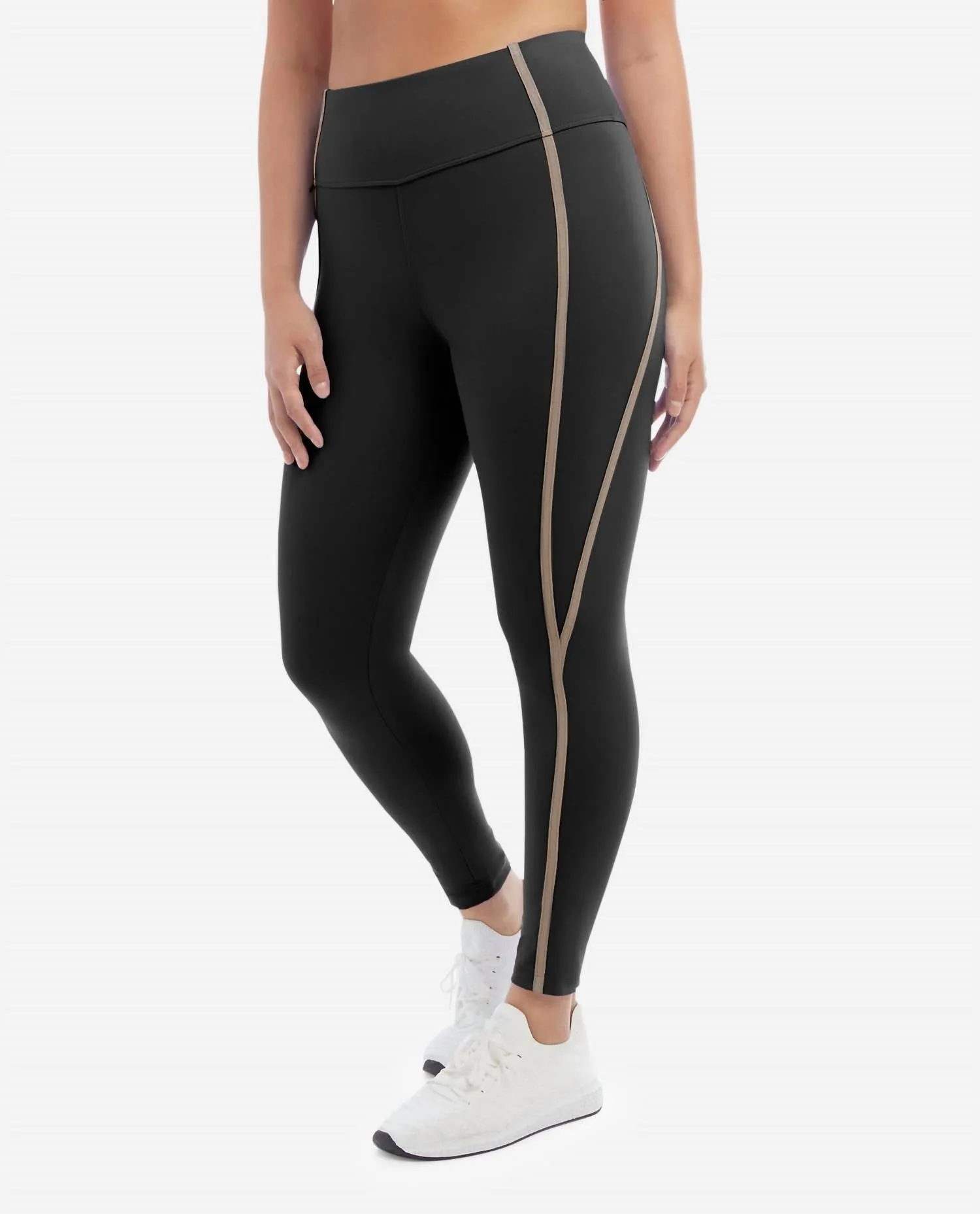 Corset 7/8 Leggings Supersculpt Waistband In Black Salt