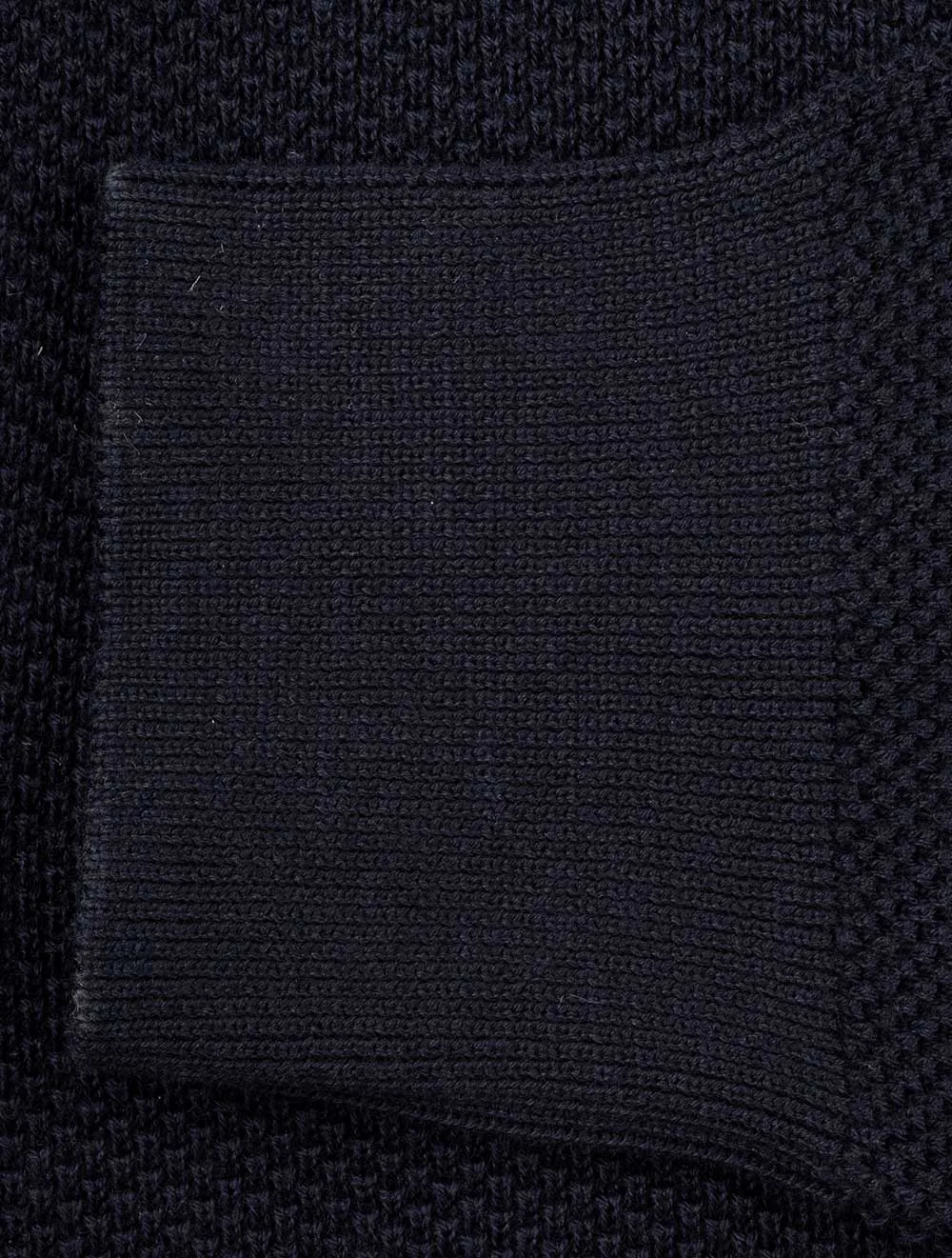Cotton Piqu�� Polo Sweater Evening Blue
