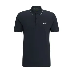 Cotton-piqu slim-fit polo shirt with tonal logo