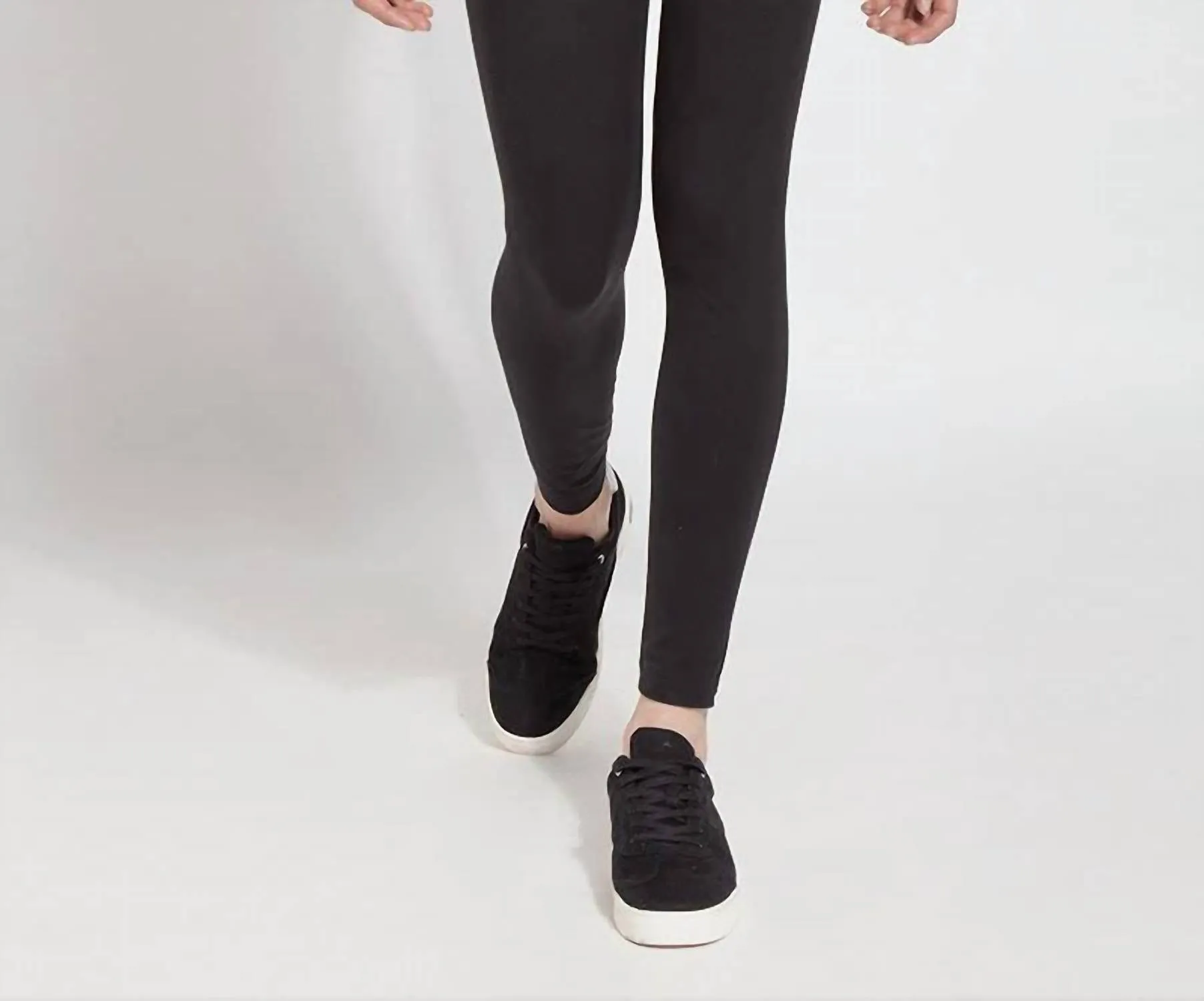 Cotton Tight Ankle Legging In Eclipse
