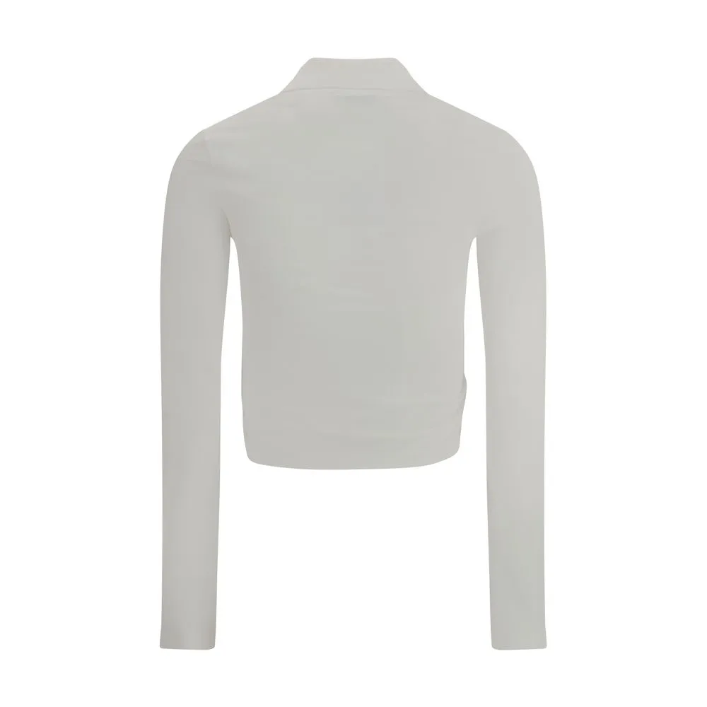 Courrėges Courrèges Polo with twisted Women's detail