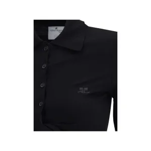 Courrėges Courrèges Polo with twisted Women's detail