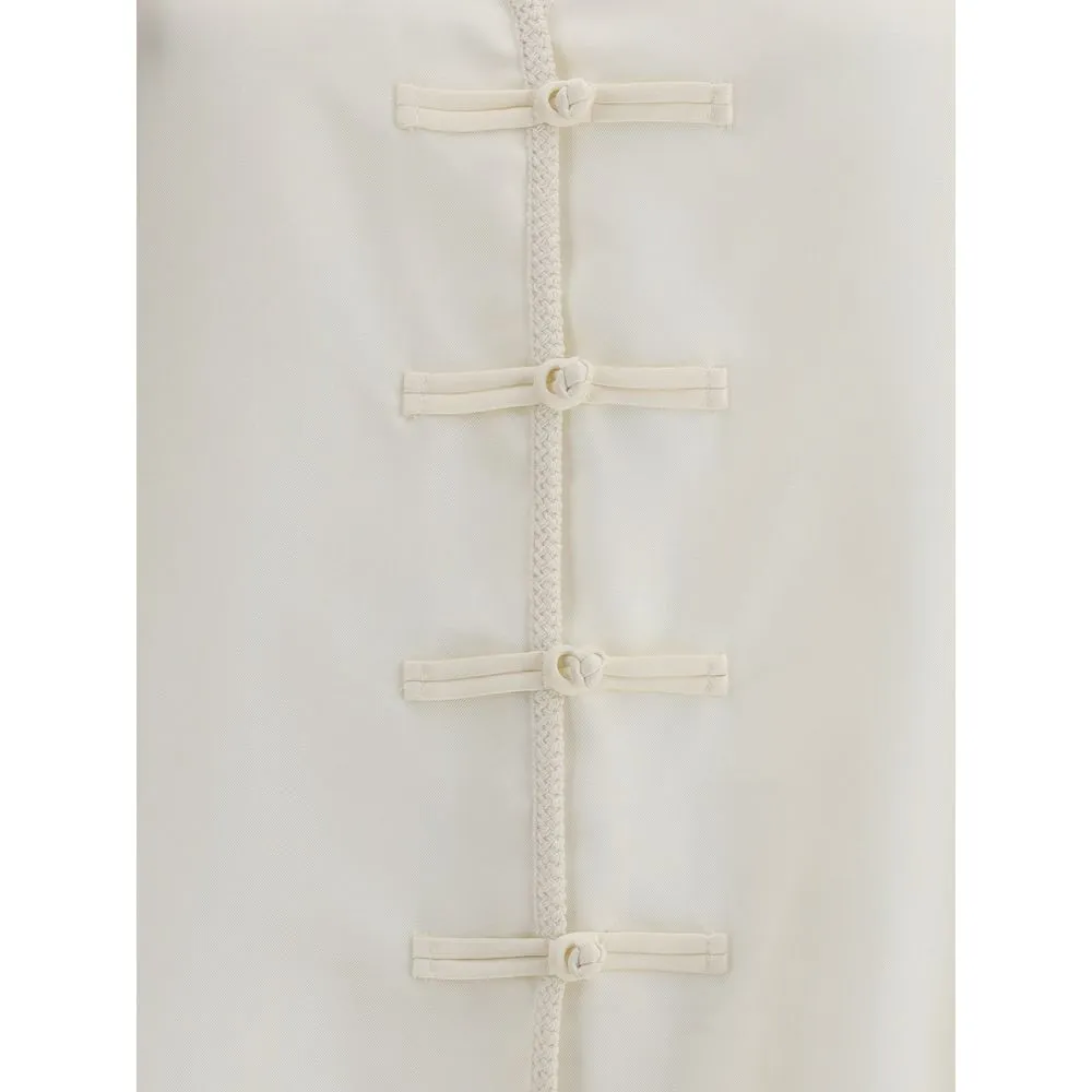 Courrėges Courrèges Polo with twisted Women's detail