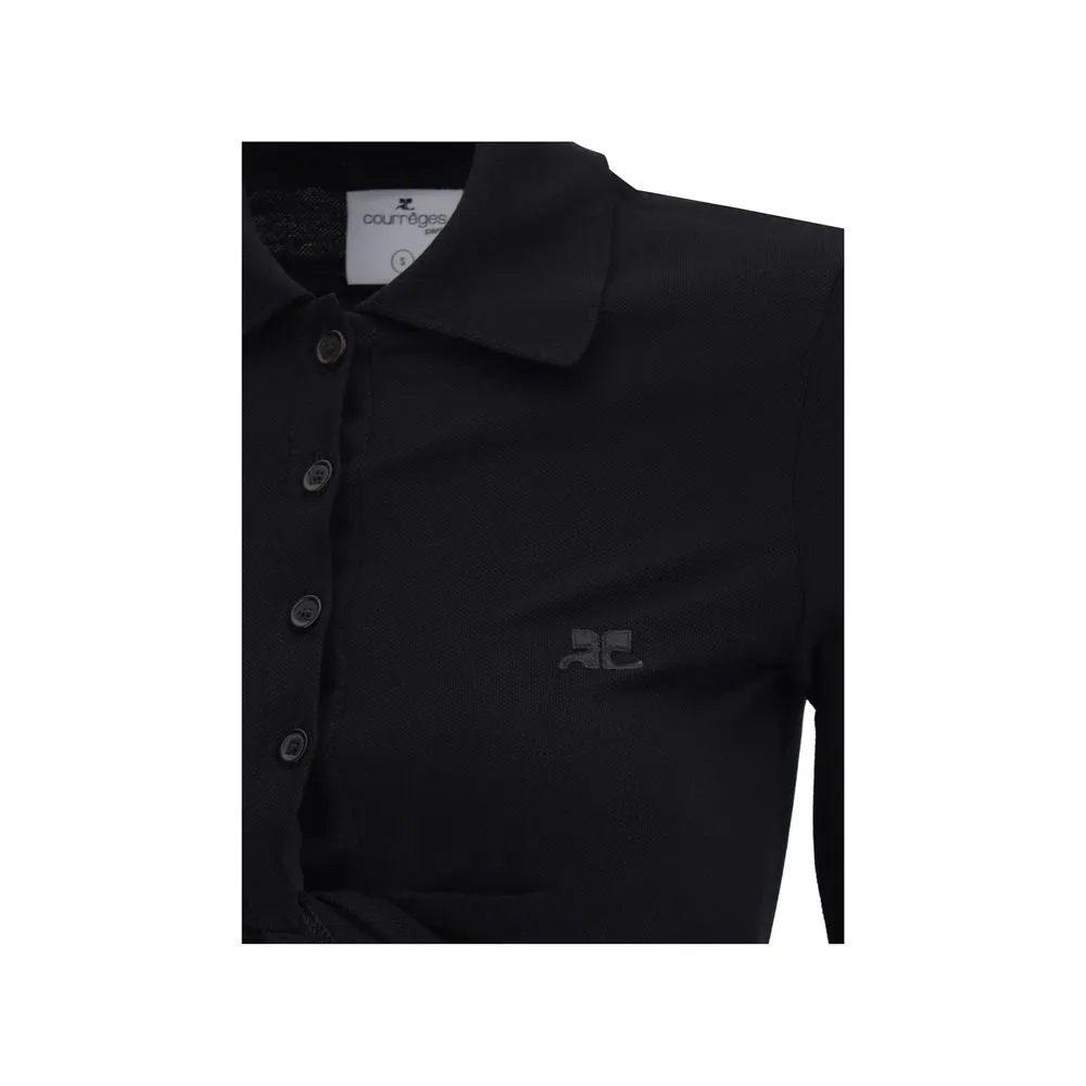 Courrėges Courrèges Polo with twisted Women's detail