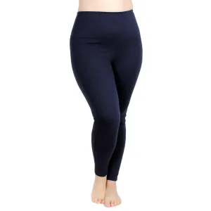 Crop Ponte Leggings In Navy