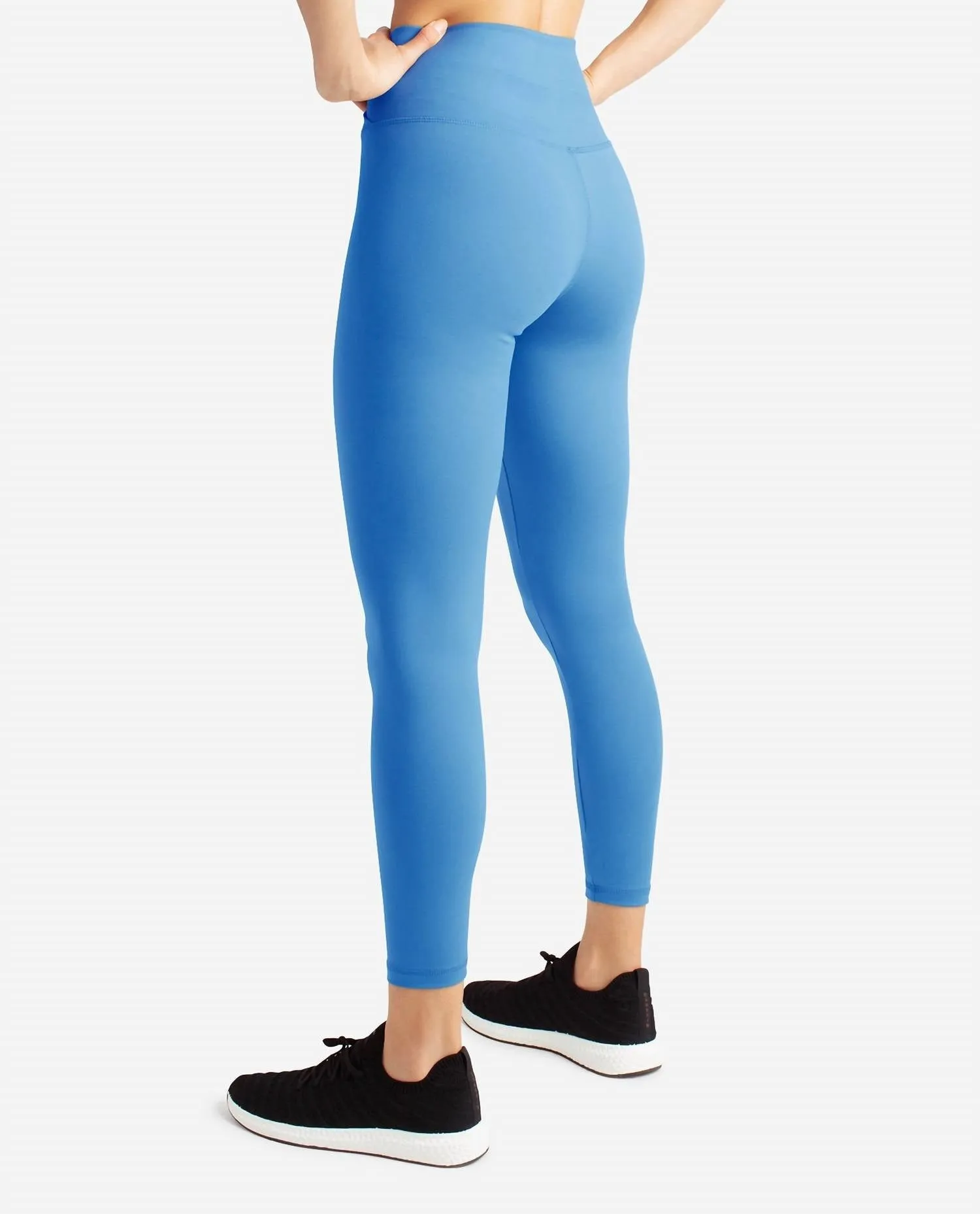 Crossover Waist 7/8 Leggings In Marina