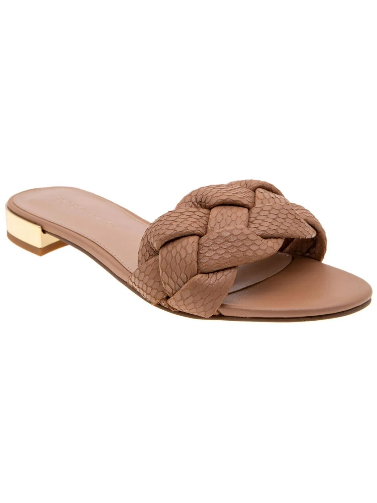 Deelo Womens Woven Slip On Slide Sandals