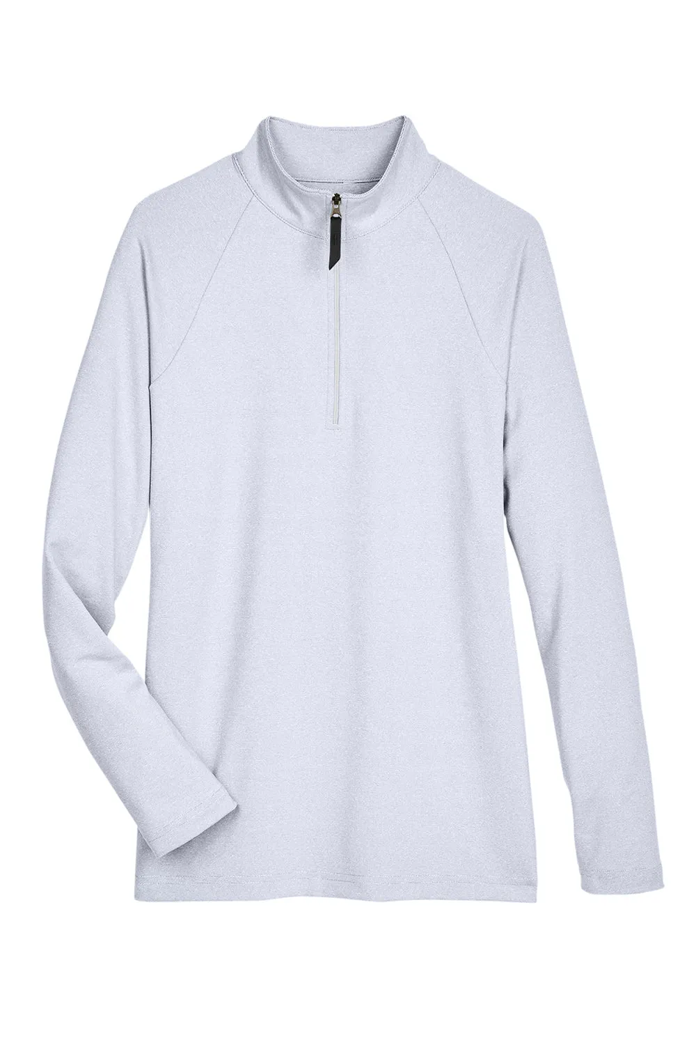 Devon & Jones Womens CrownLux Clubhouse Performance Moisture Wicking 1/4 Zip Sweatshirt - Navy Blue