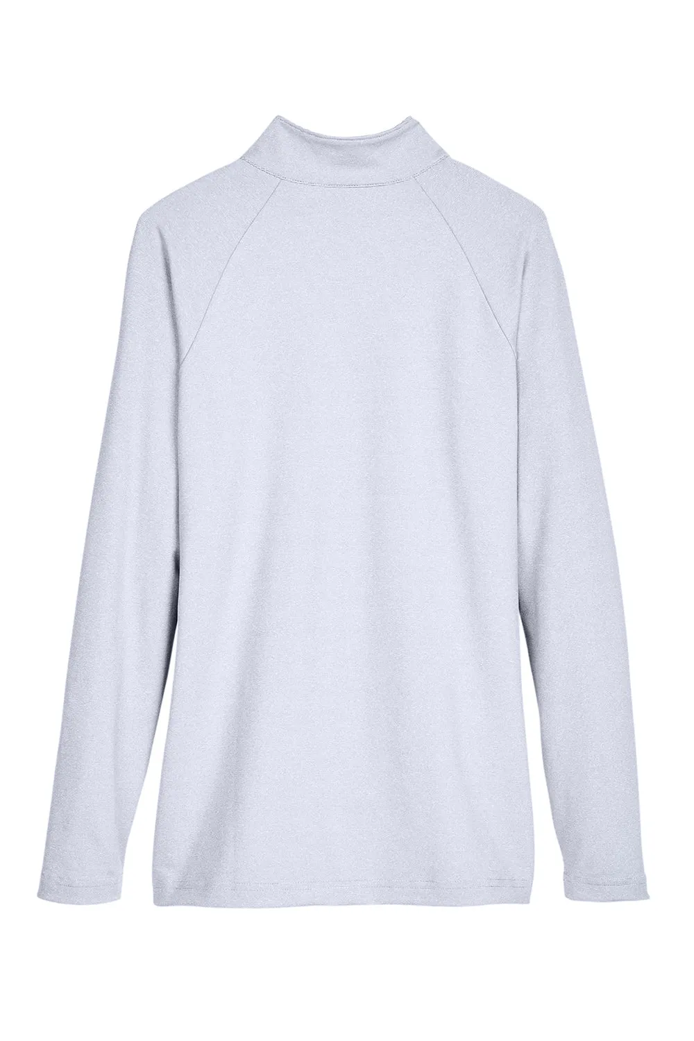 Devon & Jones Womens CrownLux Clubhouse Performance Moisture Wicking 1/4 Zip Sweatshirt - Navy Blue
