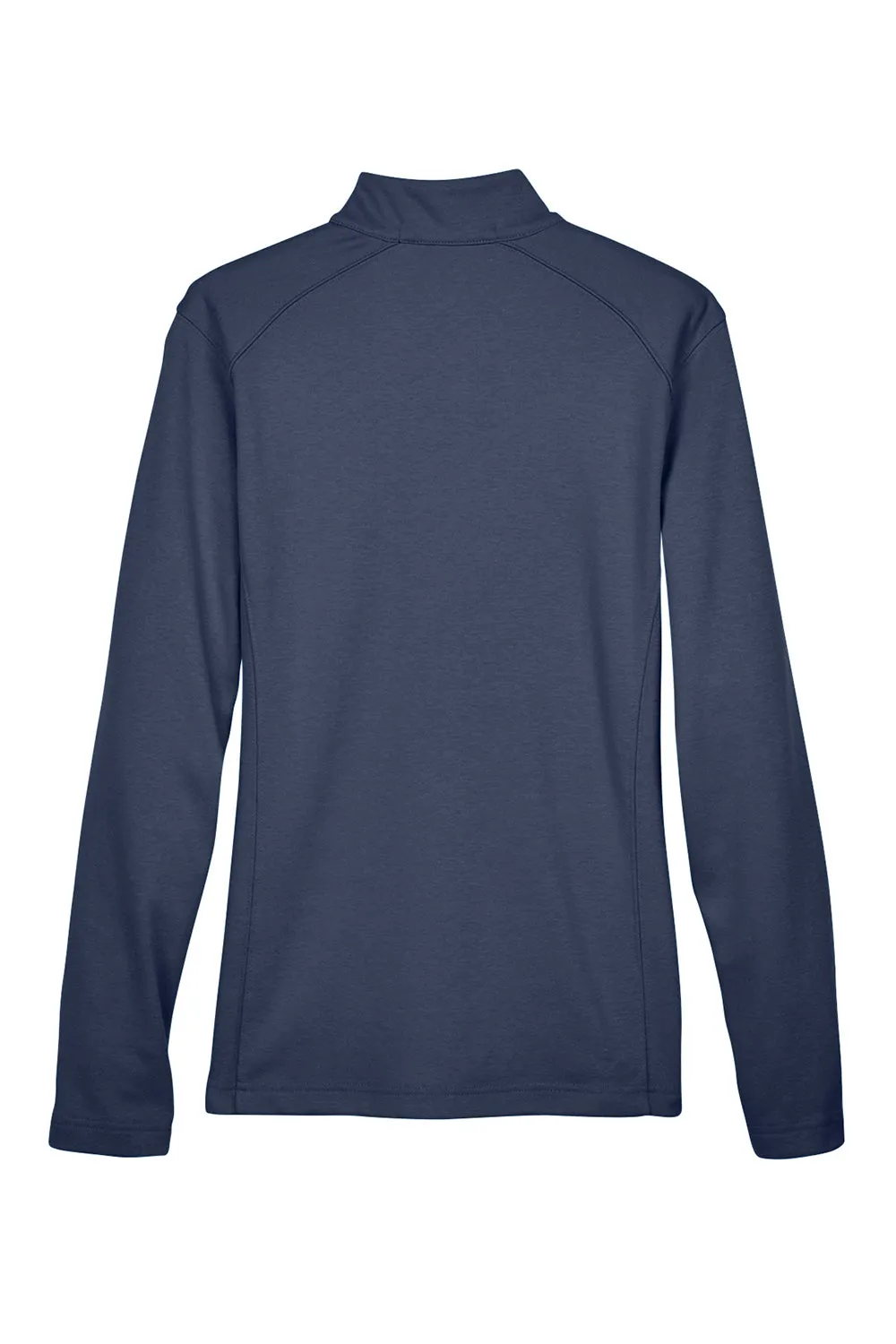 Devon & Jones Womens DryTec20 Performance Moisture Wicking 1/4 Zip Sweatshirt - Navy Blue