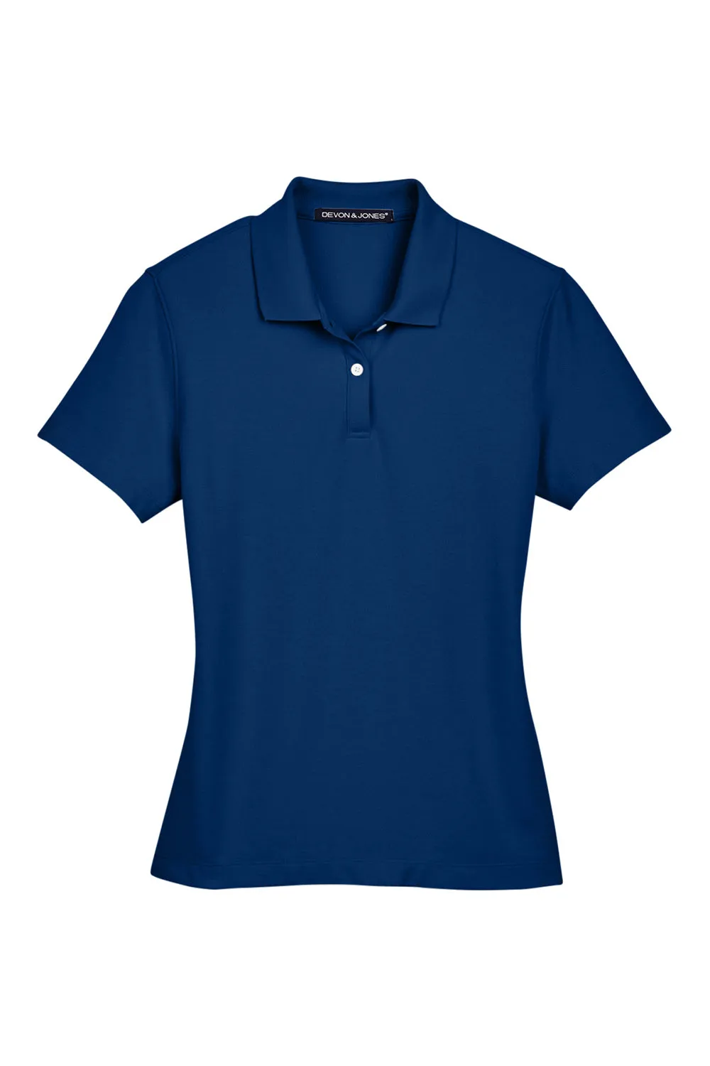 Devon & Jones Womens DryTec20 Performance Moisture Wicking Short Sleeve Polo Shirt - True Royal Blue
