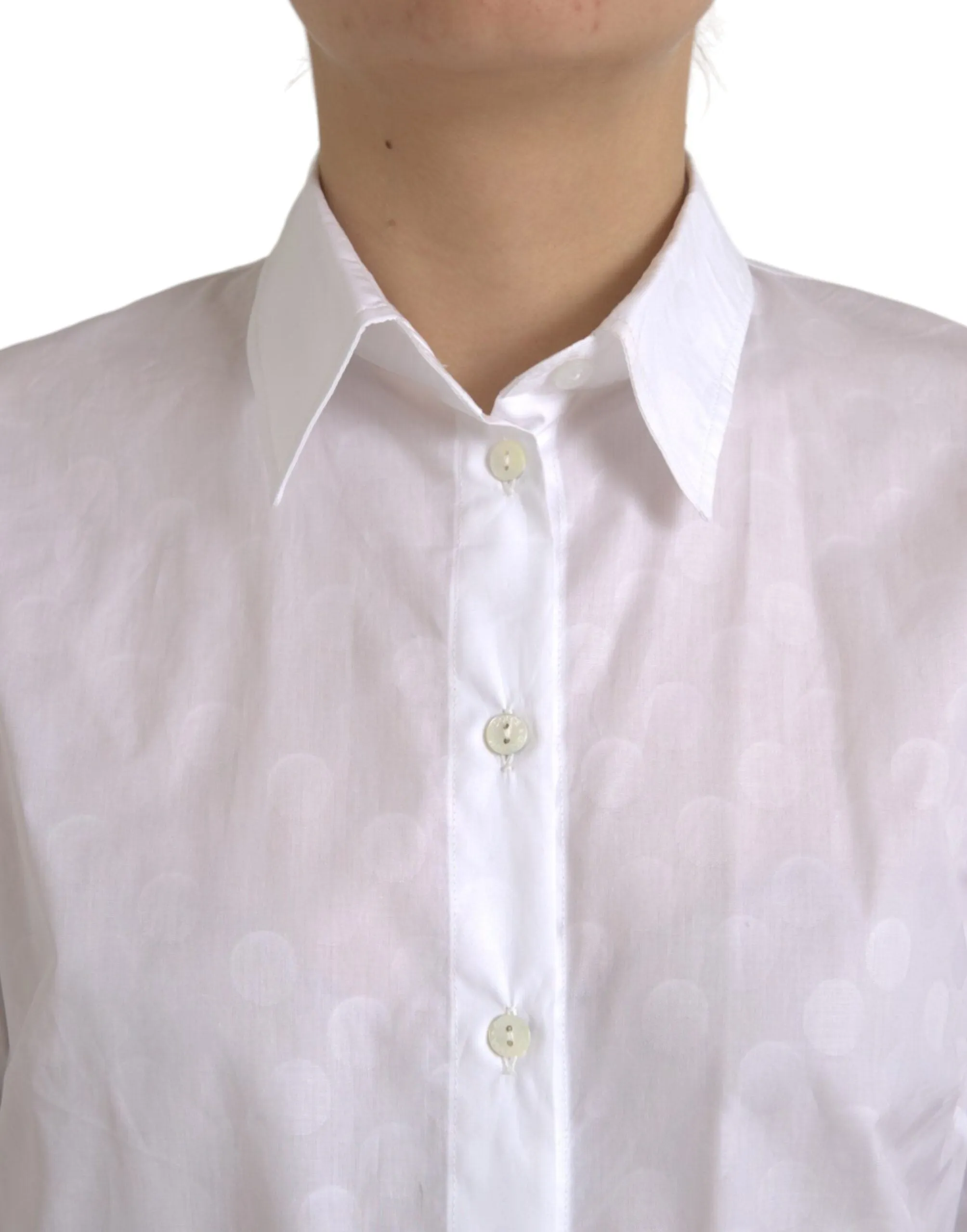 Dolce & Gabbana Colla Short Sleeve Polo Shirt Women's Top
