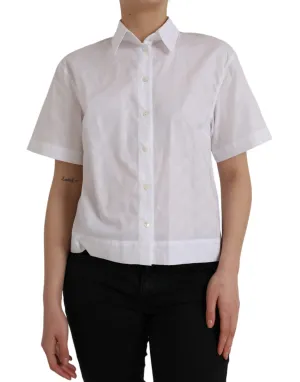 Dolce & Gabbana Colla Short Sleeve Polo Shirt Women's Top