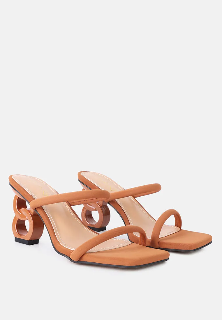 downtown experiment heel slide sandals