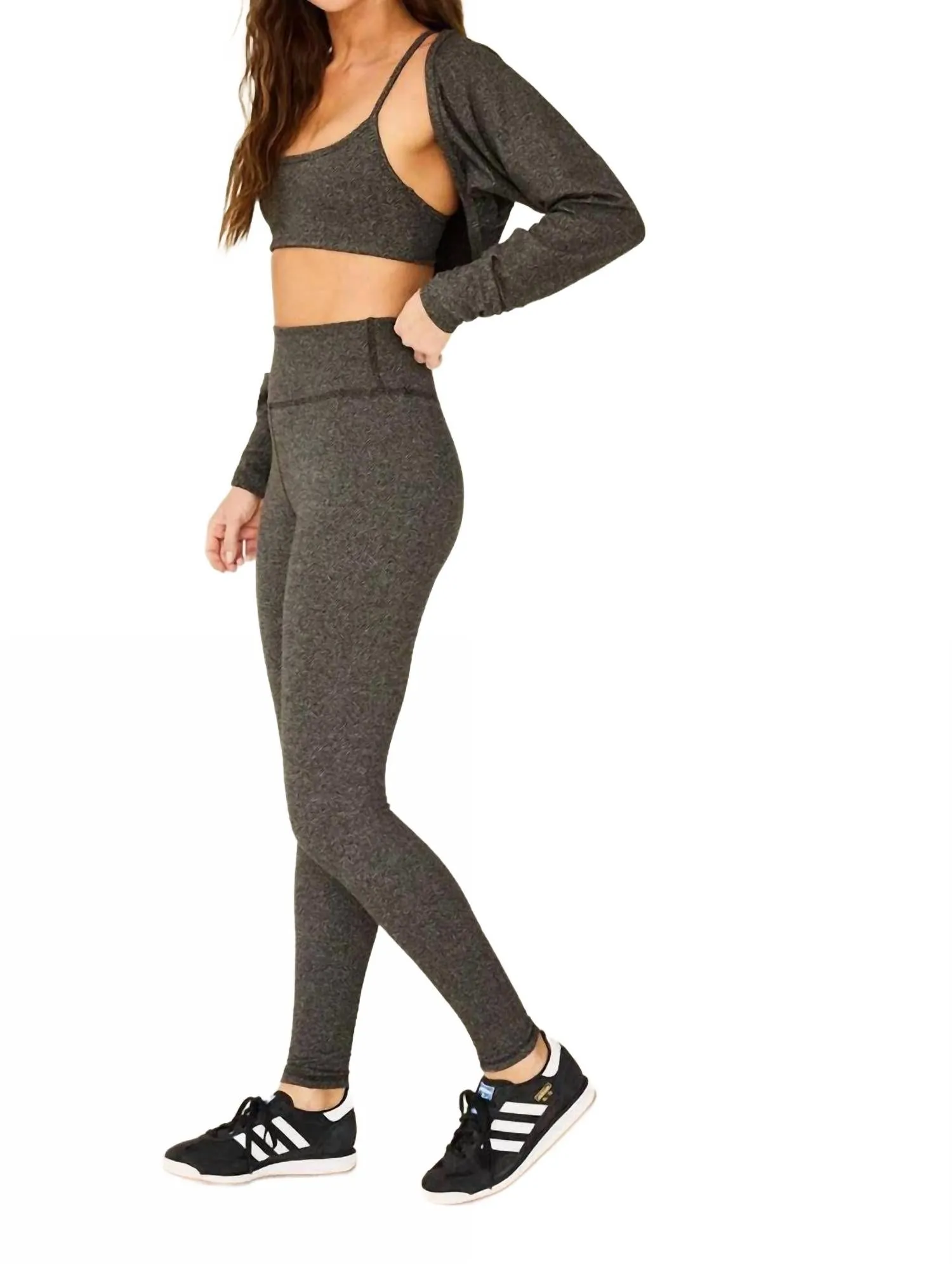 Dreamy Ankle Legging In Herringbone