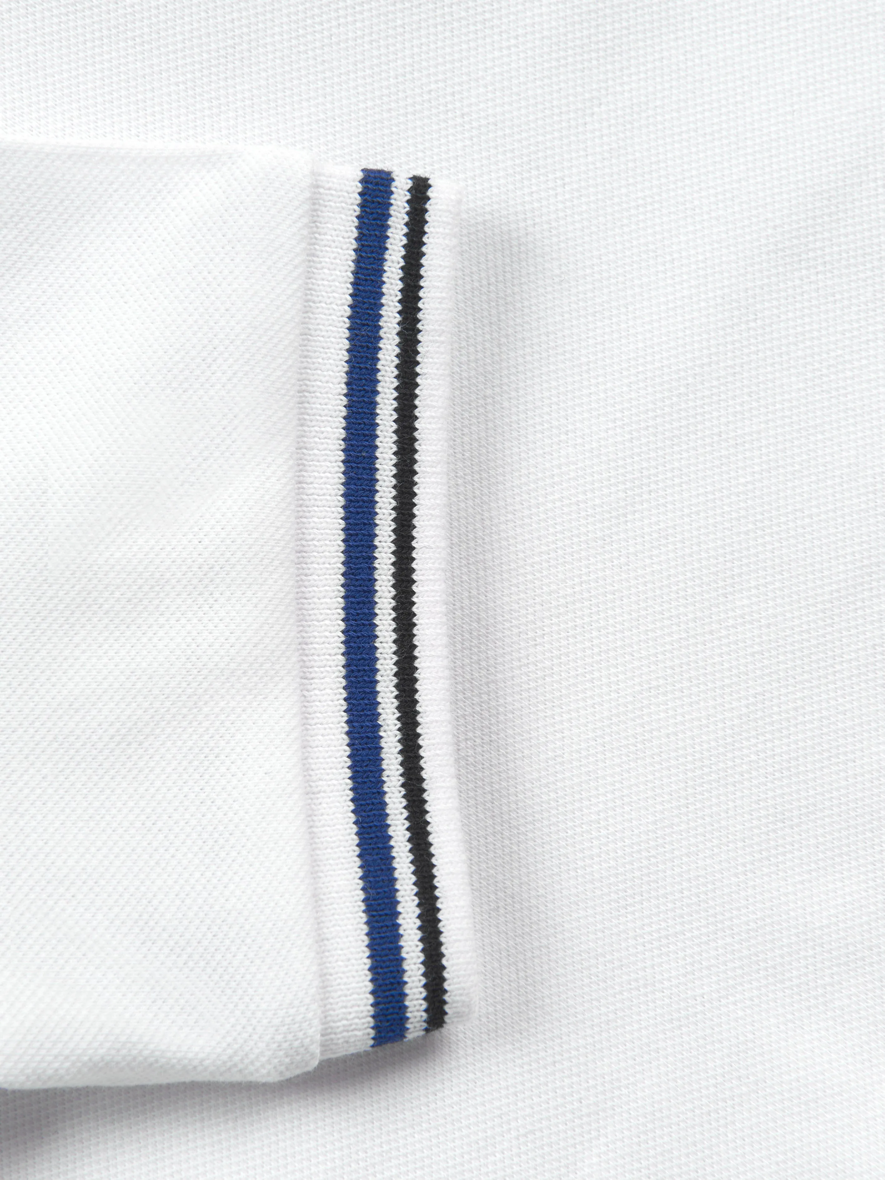 Emporio Armani Boys Logo Polo Shirt In White