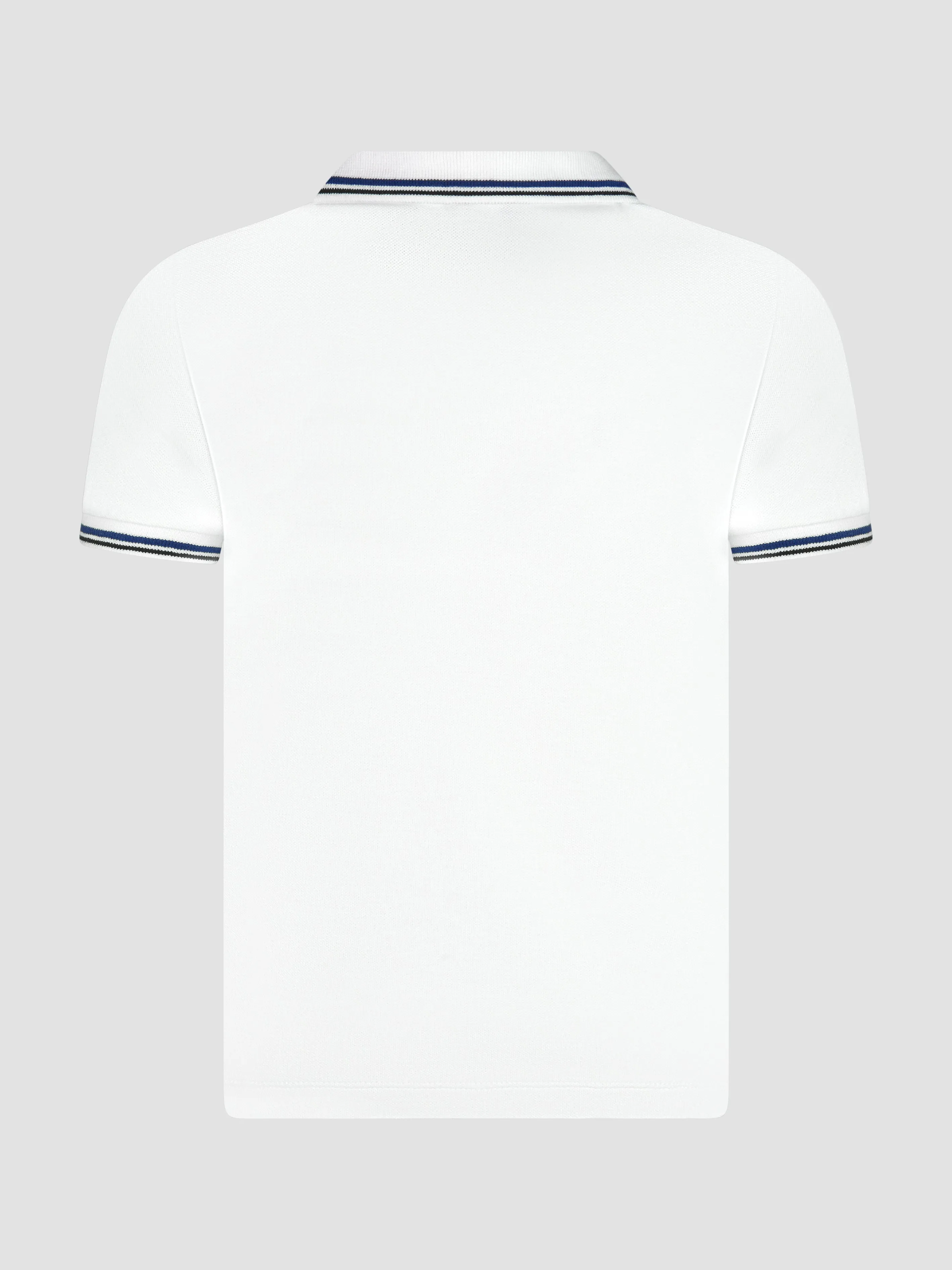 Emporio Armani Boys Logo Polo Shirt In White