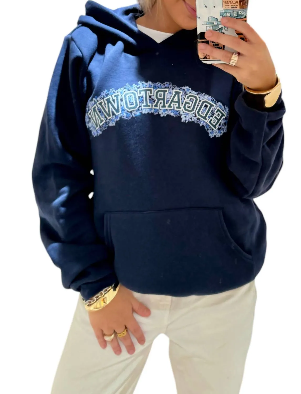 Endless Summer Edgartown Hoodie In Navy