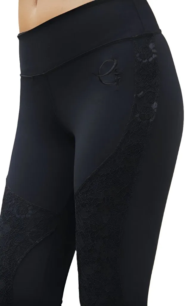 Equilibrium Lace Sara Black Legging L732
