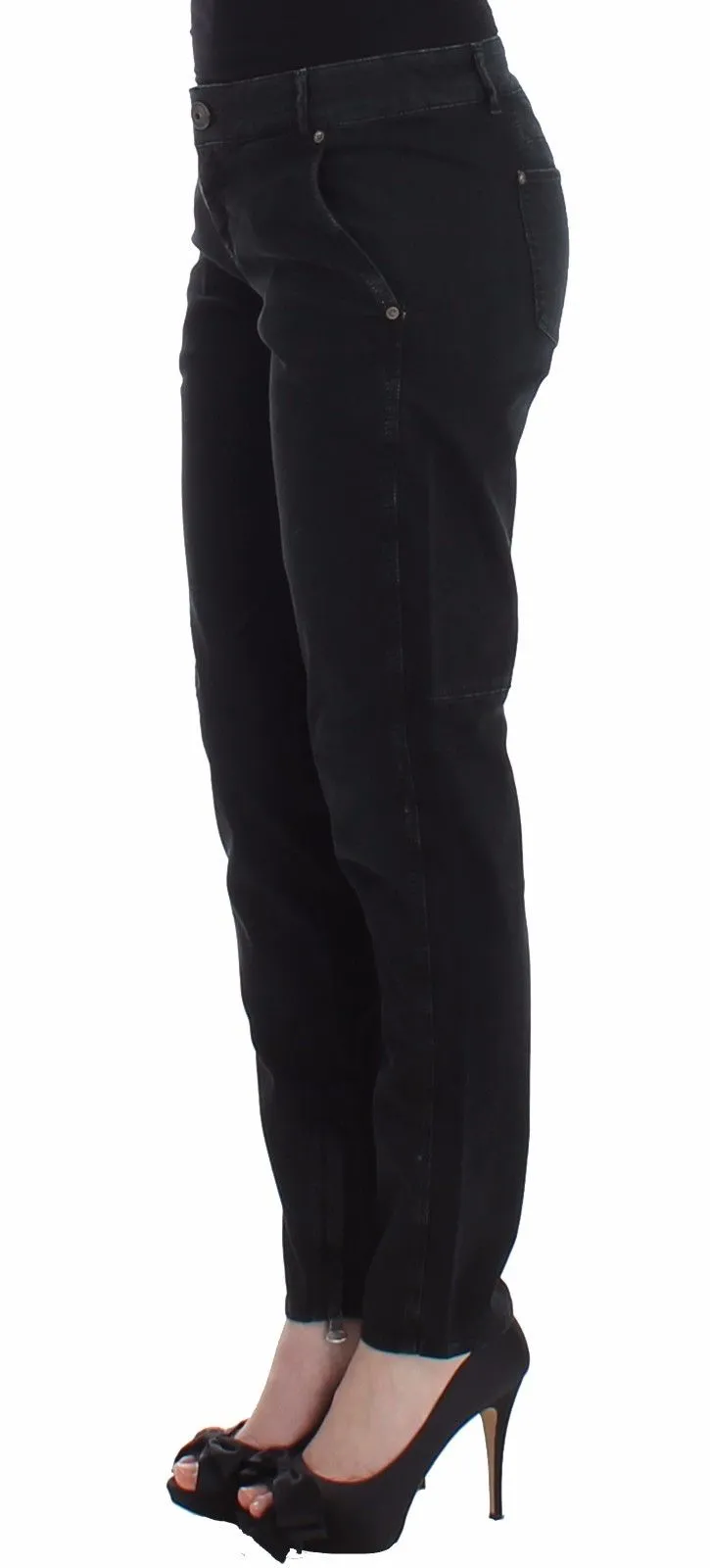 Ermanno Scervino blue Slim Jeans blue Pants Skinny Leg Women's Straight