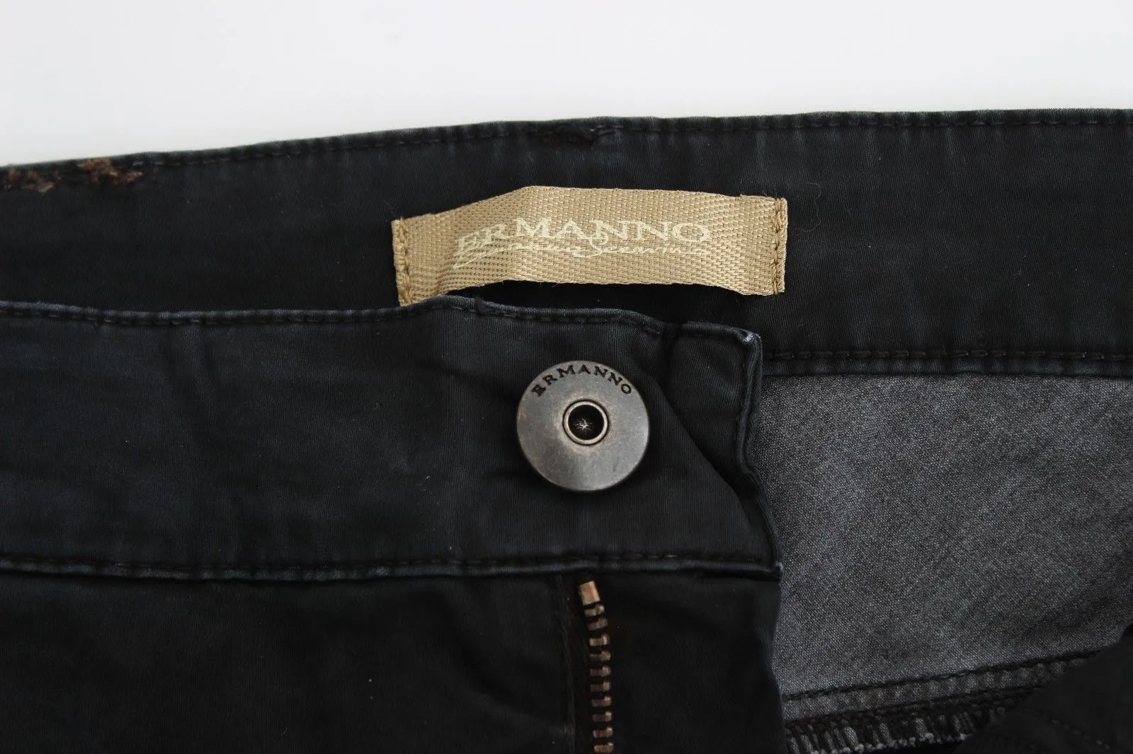 Ermanno Scervino blue Slim Jeans blue Pants Skinny Leg Women's Straight