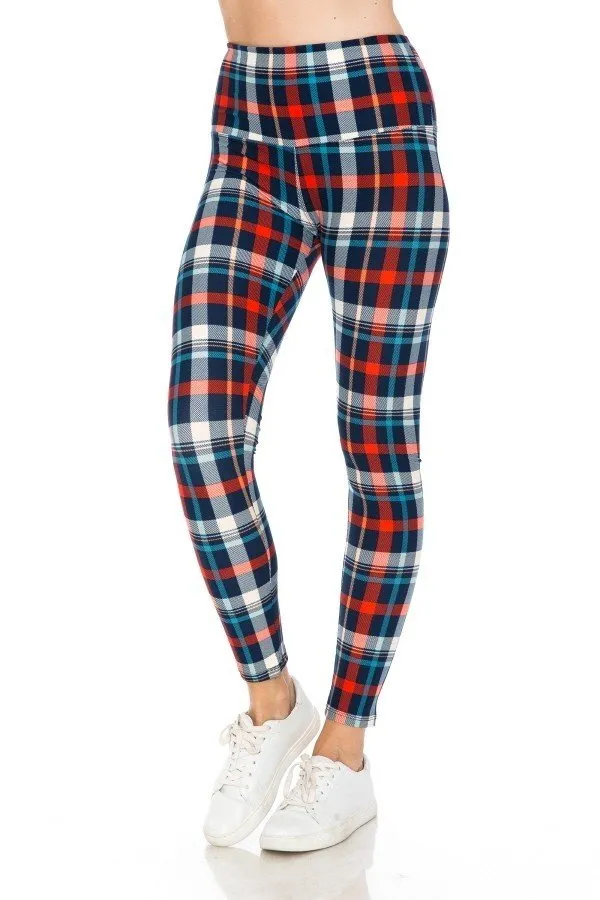 FASHNZFAB 5-inch Long Yoga Style Banded Lined Tie Dye Printed Knit Legging With High Waist.