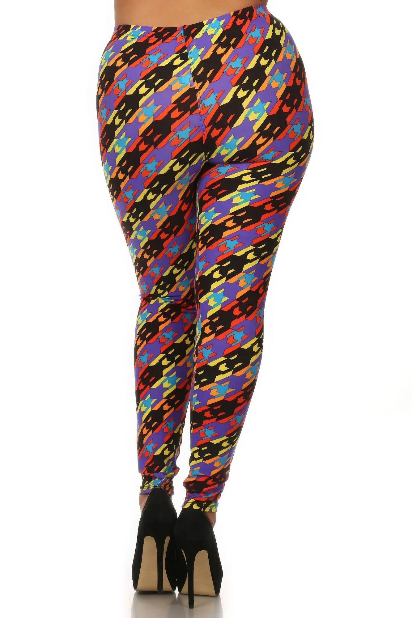 FASHNZFAB Women's Print Full Length High Waist