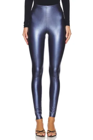 Faux Leather Legging In Galaxy