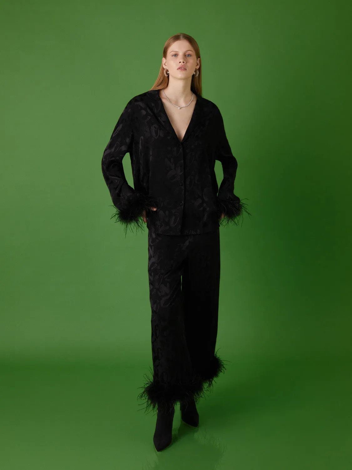 Feathered Pants
