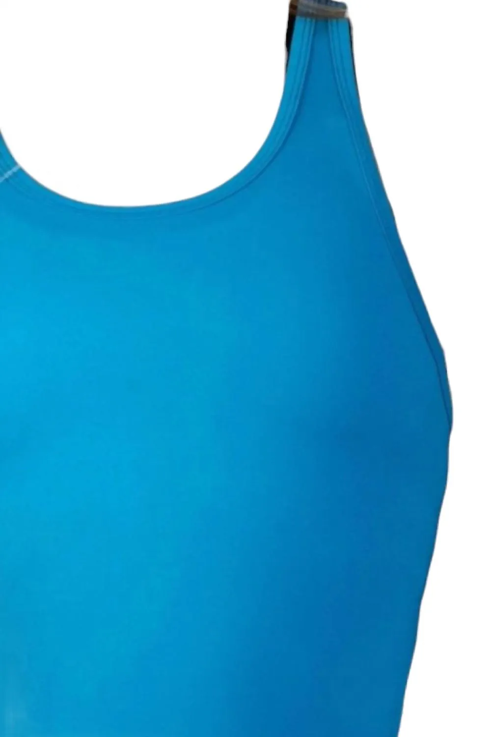 Fitted Workout Tank Top In Horizon Blue
