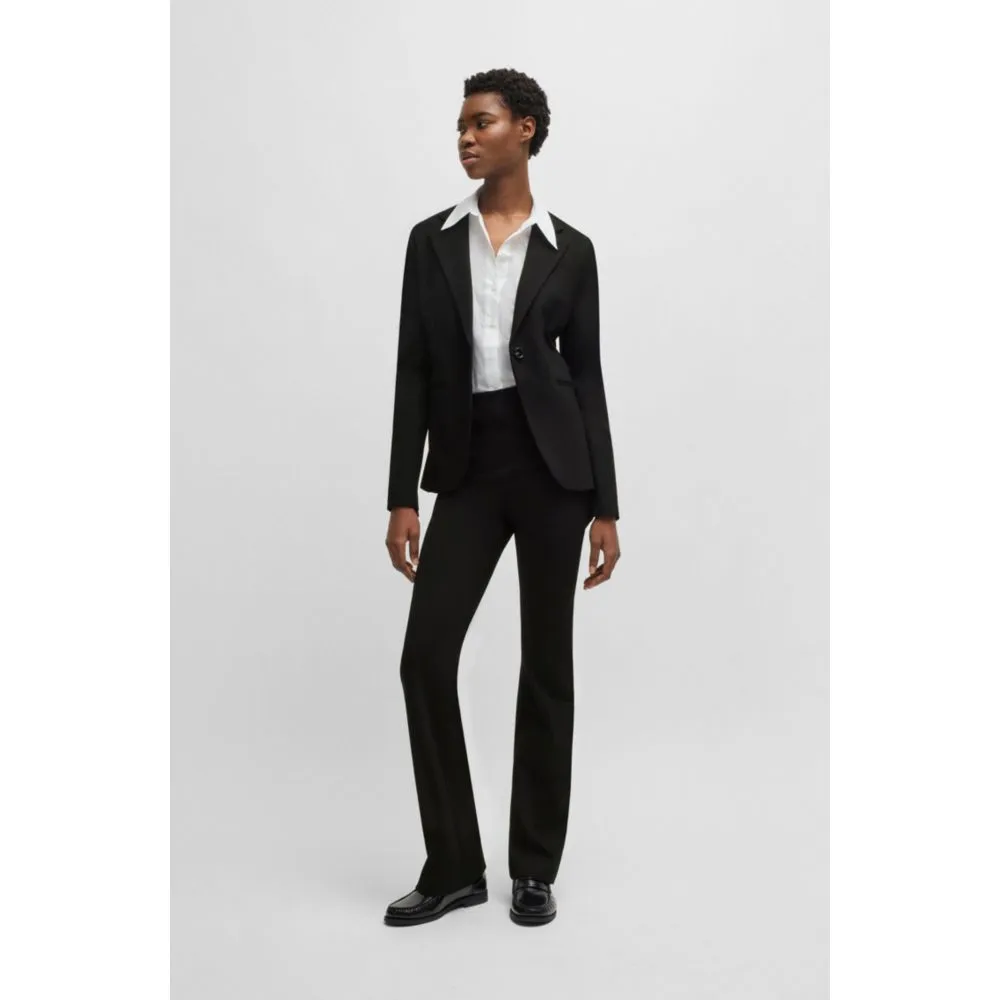 Flared leggings in stretch jersey