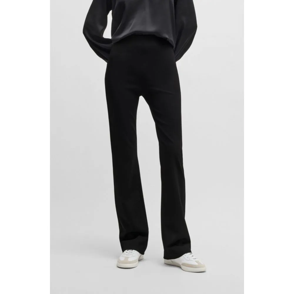 Flared leggings in stretch jersey