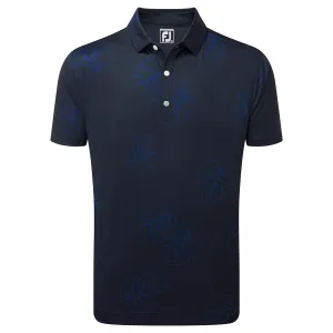Footjoy Jungle Leaf Print Golf Polo Shirt 88786
