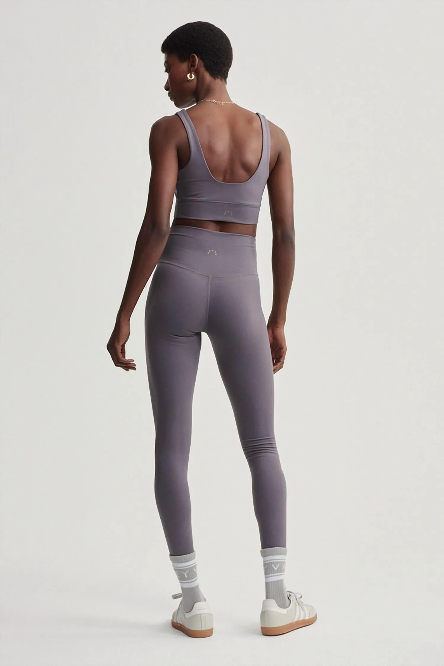 Freesoft High Rise Legging In Dark Gull Grey