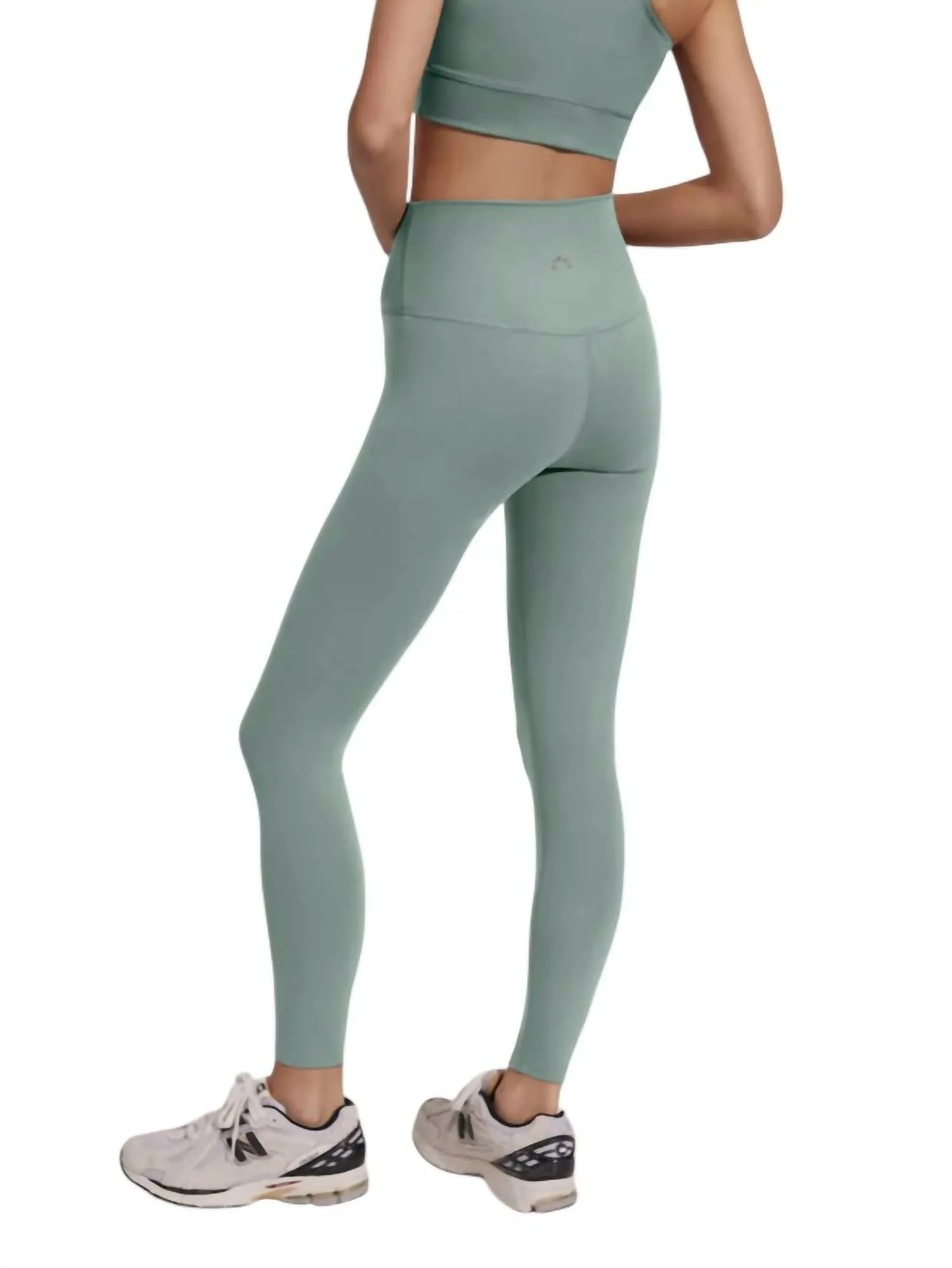 Freesoft High Rise Leggings In Mineral Green