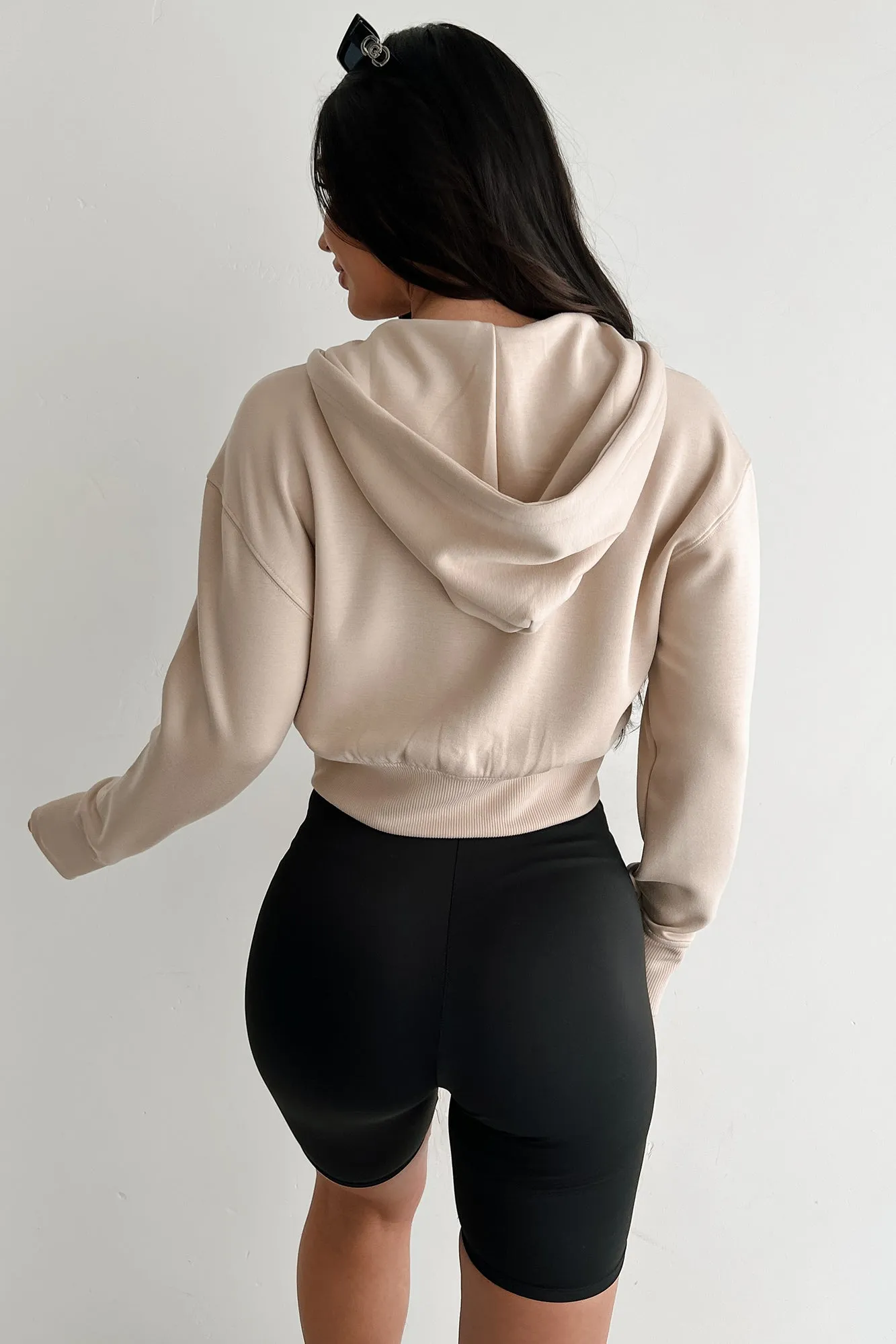 Gear Up and Go Zip-Up Hoodie (Khaki)