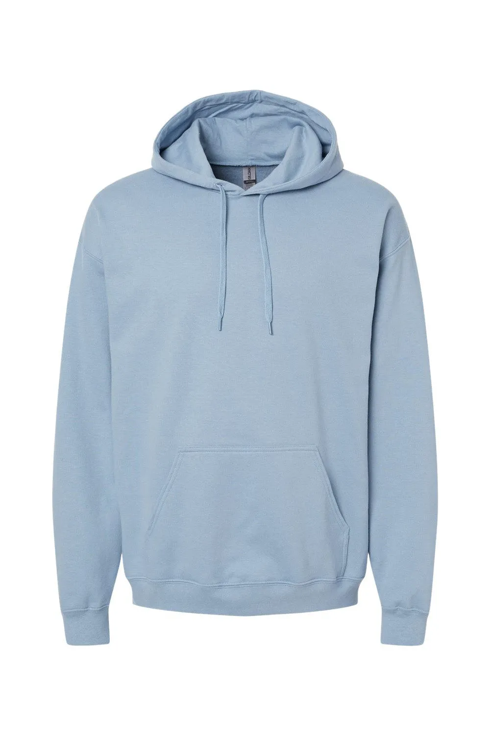 Gildan Mens Softstyle Hooded Sweatshirt Hoodie w/ Pouch Pocket - Stone Blue