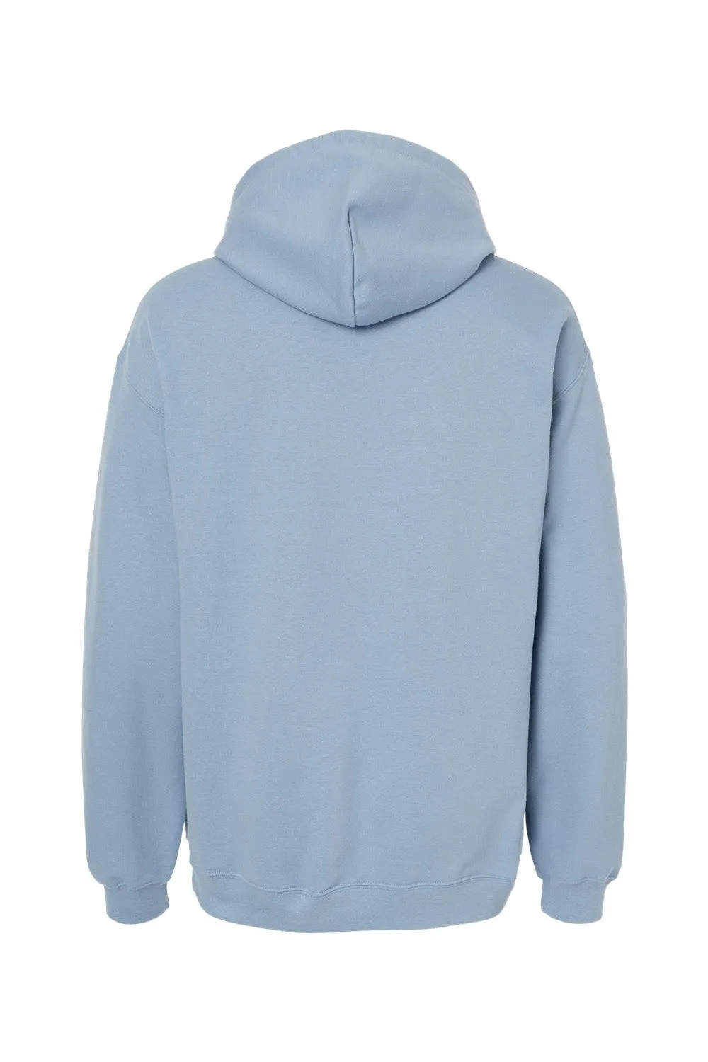 Gildan Mens Softstyle Hooded Sweatshirt Hoodie w/ Pouch Pocket - Stone Blue
