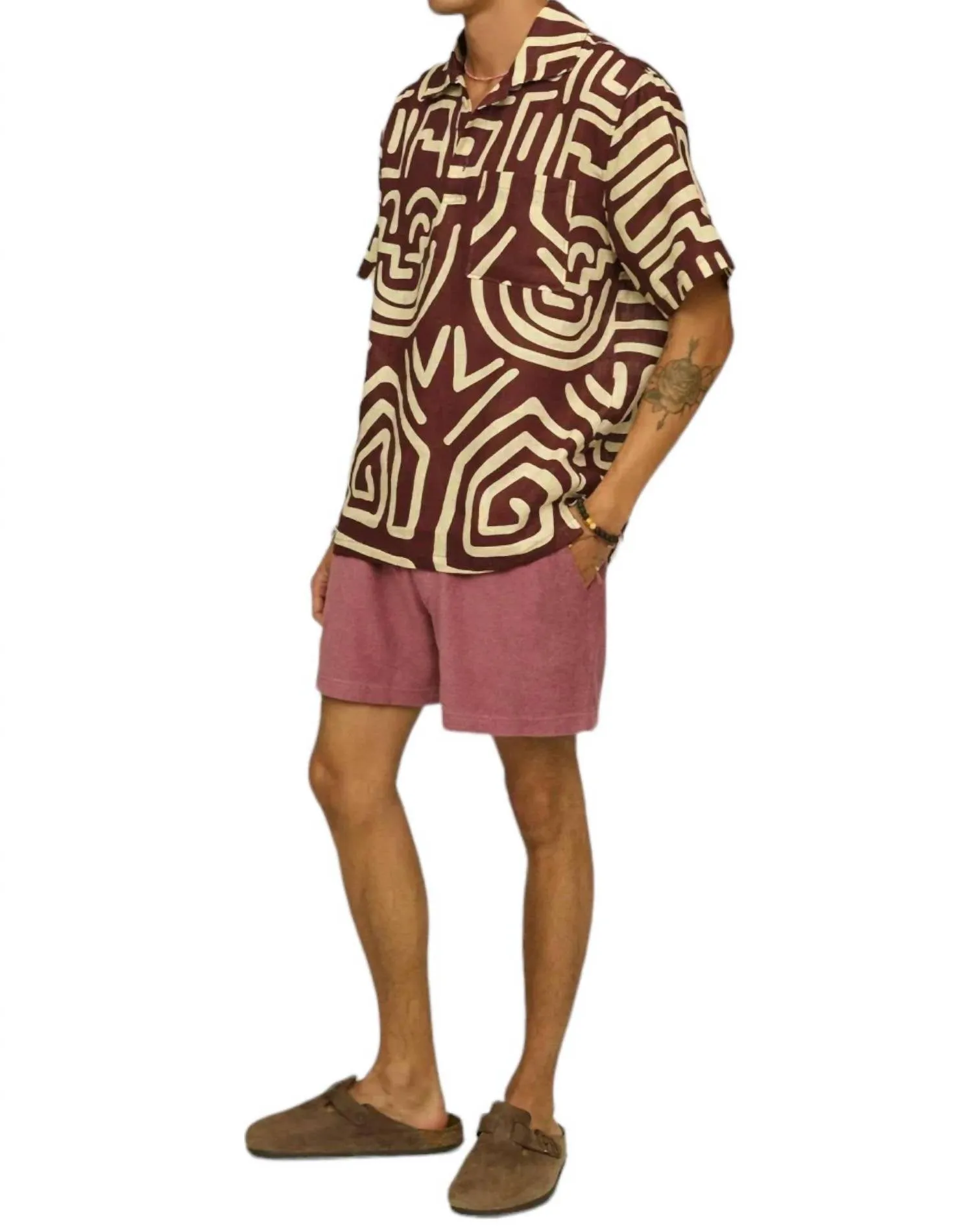 Girona Linen Shirt In Kalahara