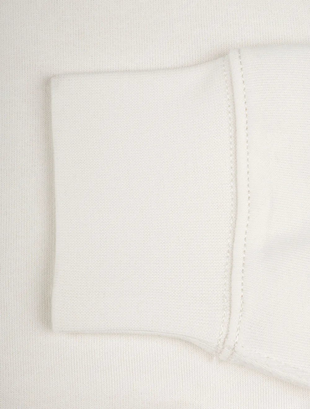 Graphic Fleece Hoodie White